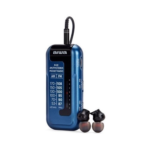 RADIO AIWA R-22 AZUL OSCURO+ AURICULAR